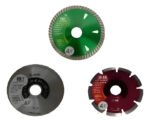 Discos Diamantados Aliafor Porcelanato Combo 115mm X 3 Rojo 0 Mm