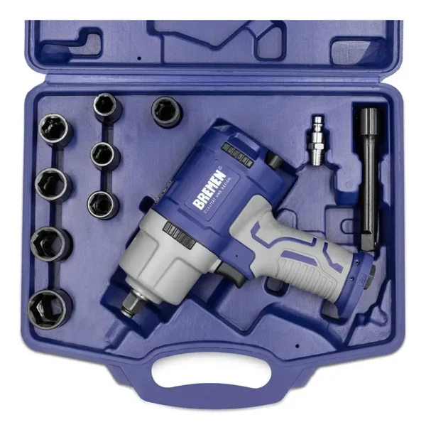 Llave De Impacto Composite Encastre 1/2 Bremen - 11 Piezas