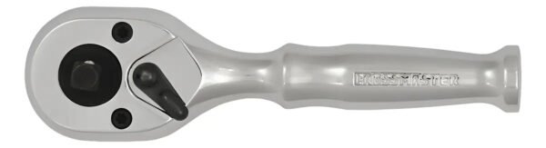 Llave Criquet Reversible 2 En 1 Encastre 1/4 3/8 Crossmaster Plateado
