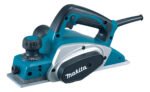 Cepillo Rebajador Eléctrico Makita 620w Kp0800 Rebaje 2,5mm Azul