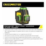 Nivel Láser De Línea 3 X 360° Luz Verde Crossmaster 9936182 - Imagen 3