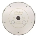 Disco Ingletadora Aluminio 100 Dientes 250mm 10puLG Aliafor Gris