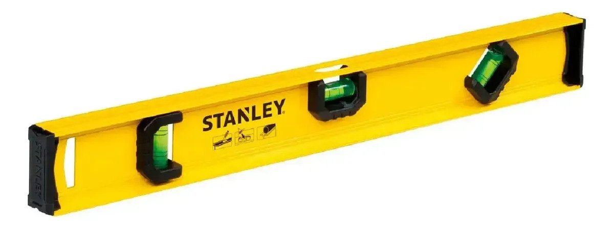 Nivel De Aluminio Stanley 18´´ Largo 450mm 3 Burbujas 42-073 Nivel De Aluminio Stanley 18´´ Largo 450mm 3 Burbujas 42-073 - Imagen 1