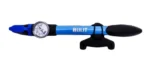 Inflador De Mano Manometro Bulit S600 Schrader Presta Dunlop Celeste - Imagen 2
