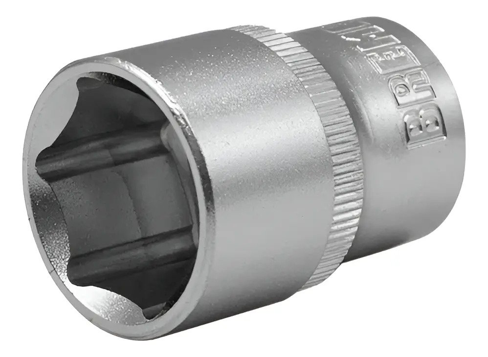 Bocallave Tubo Enc. 1/2 Mm 25mm Hexagonal 3834 Bremen Plateado Bocallave Tubo Enc. 1/2 Mm 25mm Hexagonal 3834 Bremen Plateado - Imagen 1