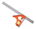 Escuadra Combinada 30cm C/ Nivel Y Regla Metal Hamilton Ec30 - Imagen 2