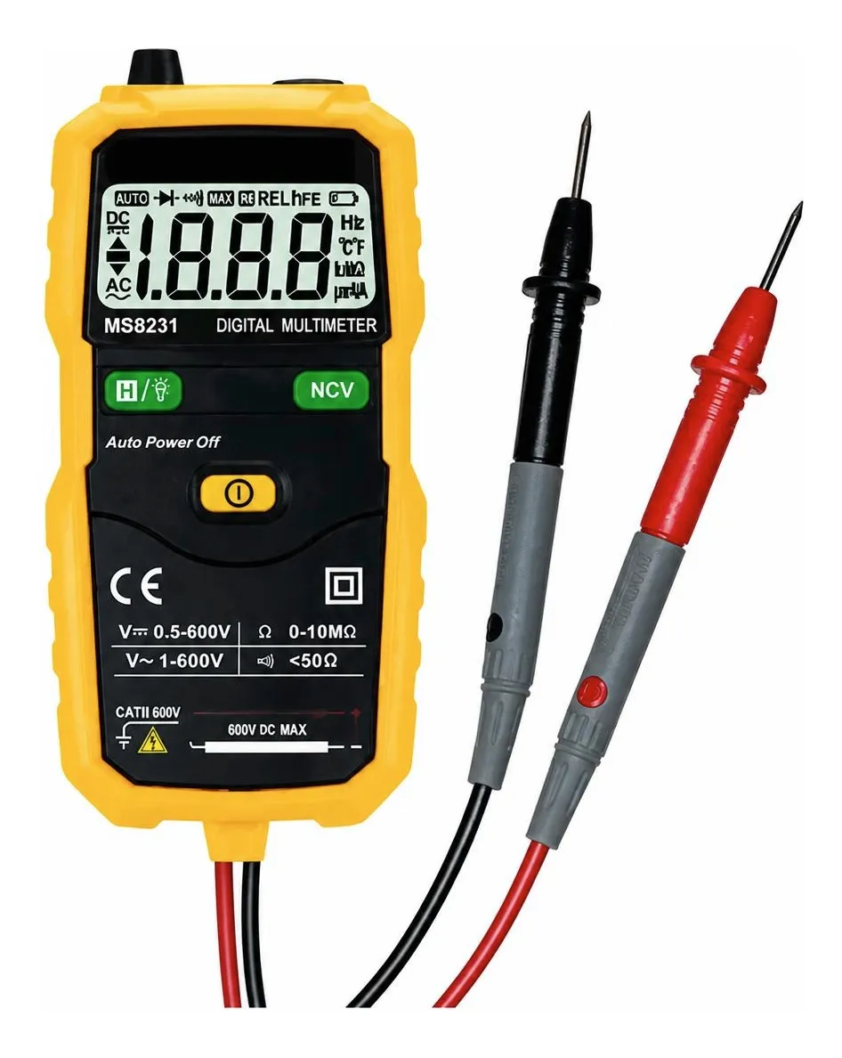 Tester Digital Inteligente Automatico Co Detector De Voltaje Tester Digital Inteligente Automatico Co Detector De Voltaje - Imagen 1