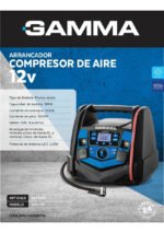 Arrancador 500amp Y Compresor De Aire Portatil Gamma G2716 Negro 60hz - Imagen 2