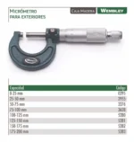 Micrómetro Exterior 25 50 Mm En Caja De Madera 2955 - Imagen 2