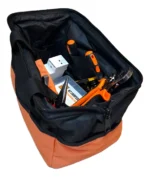Bolso Porta Herramientas 30cm Base Bolsillos 24 Ja Bol0005 Negro - Imagen 3