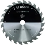 Disco De Sierra 184mm Hoja Bosch Std 71/4 Para Madera 24d