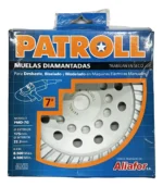 Disco De Muela Diamantada 180 Mm Patroll Pmd-7g De Aliafor Gris - Imagen 4