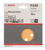 Set De 5 Lijas Para Lijadora Rotoorbital Bosch 125mm G240 5 - Imagen 3