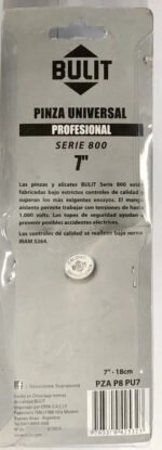Pinza Universal Bulit Pza P10 Pu7 1000v Negra Antidesl. - Imagen 5