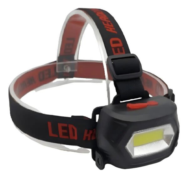 Linterna Minera Cabeza Vincha Led Usb Recargable Ja-1615 Blanco Negro