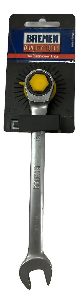 Llave Combinada Crique Bremen 12mm Profesional 72 Dien 4753 Plateado