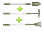 Set Bulit Jardín S800: Pala, Barre Hojas, Azada Y Escardillo - Imagen 2