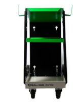 Carro Porta Soldadora C/ Bandeja Herramientas Porta Cilindro Negro Y Verde - Imagen 4