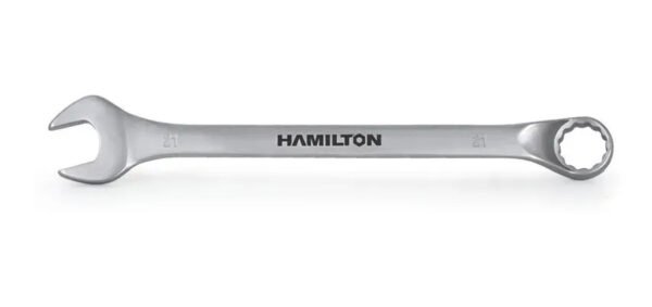 Llave Combinada Acodada Métrica 21 Mm Hamilton Cromo Vanadio