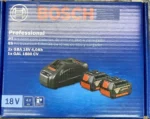 Bateria Bosch 18 Volt 4 Ah Litio Gba 18v X 2 + Cargador 1880 - Imagen 2