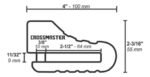Candado Para Disco De Freno Moto Bici Crossmaster 9933410 Amarillo - Imagen 3