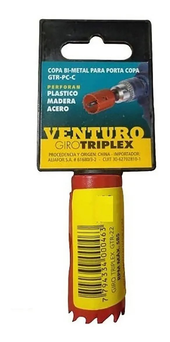 Sierra Copa Bimetal 22mm Giro Triplex Venturo De Aliafor