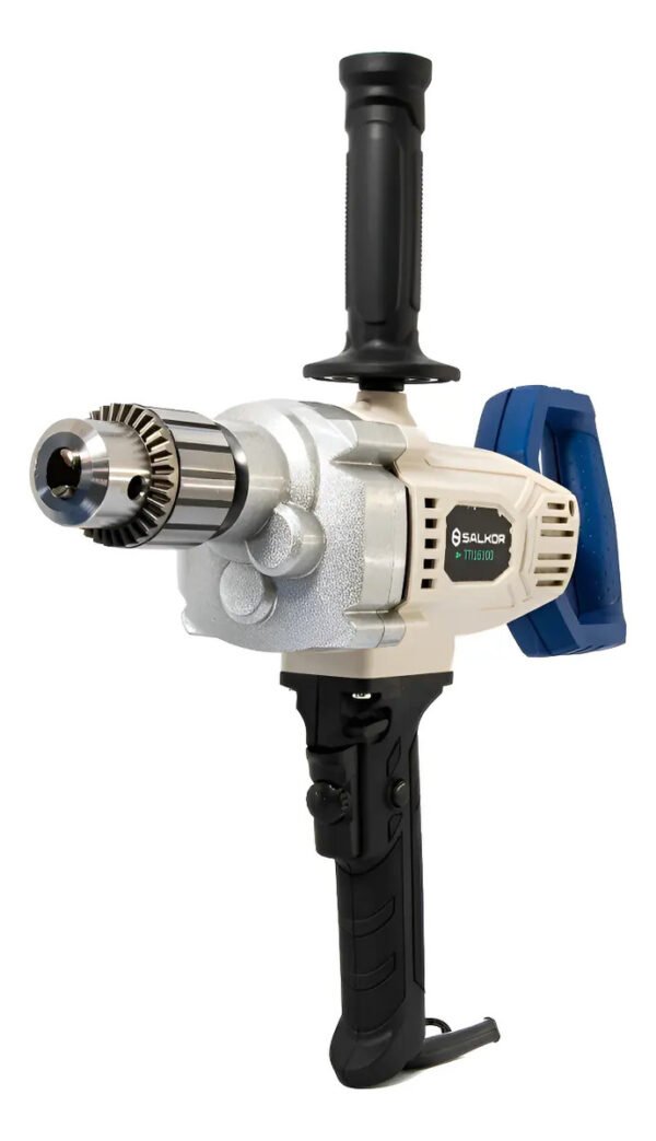 Taladro De Fuerza Salkor 1000w Mezcla Pintura 16mm Tti16100 Gris 50