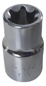 Bocallave Tubo Torx Hembra E16 Enc. 1/2 Stanley 92-489 Plateado - Imagen 3