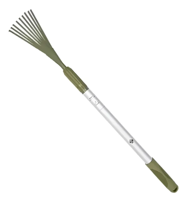Barre Hojas Telescópico Bulit Serie 800 Para Jardin Verde/aluminio