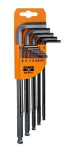 Juego De Llaves Allen Con Bola Pulgadas Bahco Be-9785 13 Pz