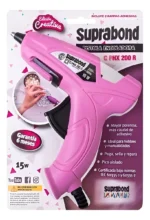 Pistola Encoladora Suprabond Hot Melt Mod: Hx200 Rosa Chica