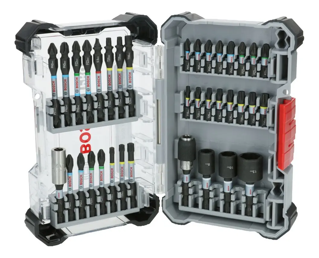 Juego De Puntas Bosch P/ Destornillador De Impacto - 36 Pzas Juego De Puntas Bosch P/ Destornillador De Impacto - 36 Pzas - Imagen 1