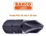 Puntas Philips Ph2 Y S2 Para Atornillador Marca Bahco X 12 - Imagen 4