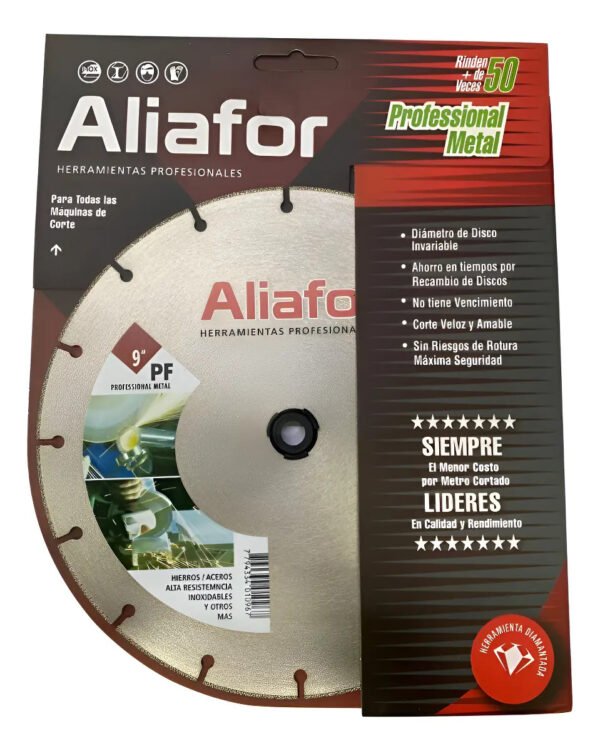 Disco Diamantado Diamondx Aliafor - Bs 9 230mm Metales 0 Mm