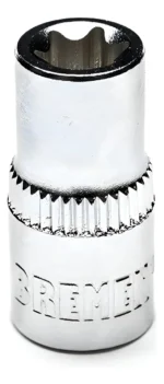 Tubo Bocallave Torx Hembra E5 Encastre 1/4 Bremen 5194 Gris