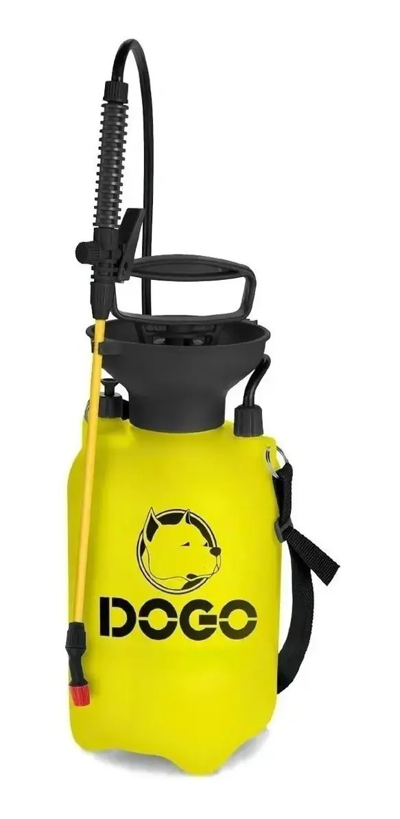 Pulverizador 5 Litros Dogo Fumigador C/ Lanza Bomba Presion Amarillo/negro Pulverizador 5 Litros Dogo Fumigador C/ Lanza Bomba Presion Amarillo/negro - Imagen 1
