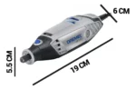 Minitorno Dremel 130w Serie 3000 30 Accesorios + Aditamentos 50 Hz/60 Hz 130 W - Imagen 3