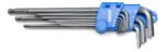 Llave Allen X 9 Pza Larga Cardanica Milimetro Bremen 3970 Plateado