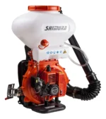 Fumigador A Explosion Shimura Mochila 43 Cc Tanque De 20lts Balnco Y Naranja