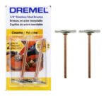 Cepillo De Acero Inoxidable X 2 Dremel 530 Minitorno Dremel Plateado - Imagen 2