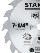 Disco Hoja De Sierra Circular 7-1/4 180mm Stanley Sta7717 Plateado - Imagen 2