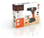 Taladro Atornillador 10mm 20v Black And Decker Bcd702c1-ar Naranja - Imagen 2