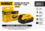 Bateria Dewalt 20v Ion Litio Dcb205-b3 5 Amp Premium - Imagen 3