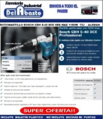 Martillo Rotopercutor Demoledor Bosch Gbh 5-40 Dce Aleman Azul 50 - Imagen 2