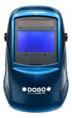 Máscara Para Soldar Dogo Hts-hm-gyb Fotosensible 4 Sensores Azul Lisa
