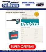 Martillo Demoledor Makita Hm0810t 900w Enc. Hex 17mm 8.5j - Imagen 4