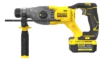 Rotomartillo Stanley 20v Sbh900m2k Sds Plus Brushless 2 Bat Amarillo/negro - Imagen 3