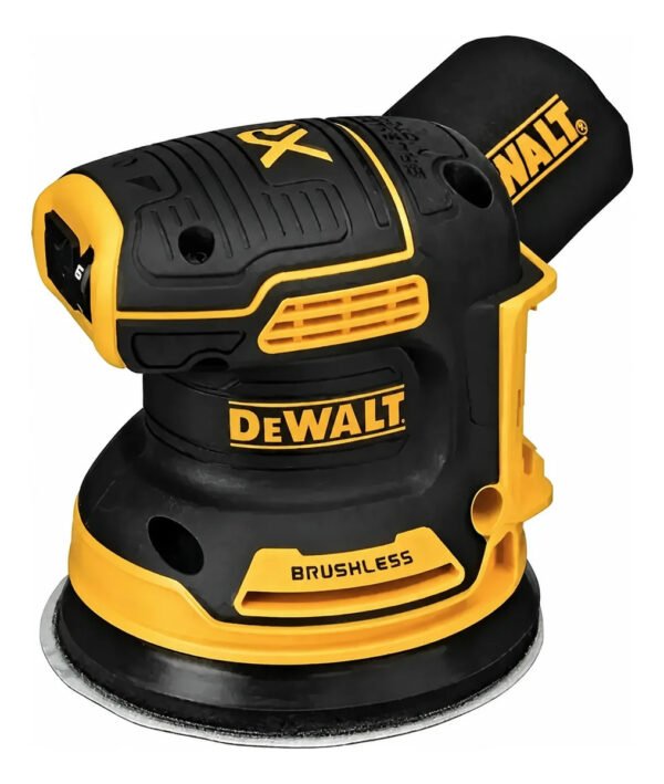 Lijadora Orbital Dewalt Aleatoria 5 20v Dcw210b Brushless Amarillo/negro