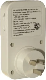 Timer Mecanico Analogico Programable Enchufable 10amp 1660 - Imagen 4