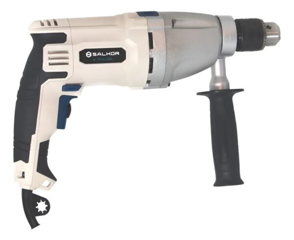 Taladro Percutor Salkor 13mm 900w 2 Vel. Mecanicas Y Vel Var Azul 50 Mhz